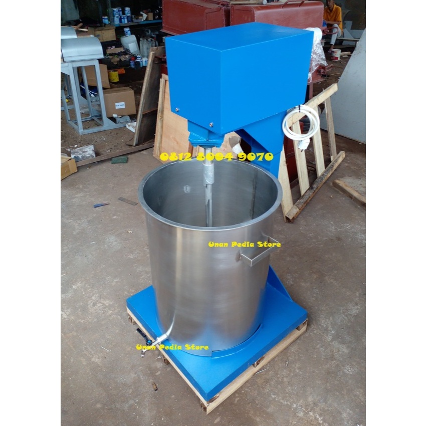 Mesin Mixer Pengaduk Bahan Kimia Deterjen Sampo Sabun Cairan 60 Liter