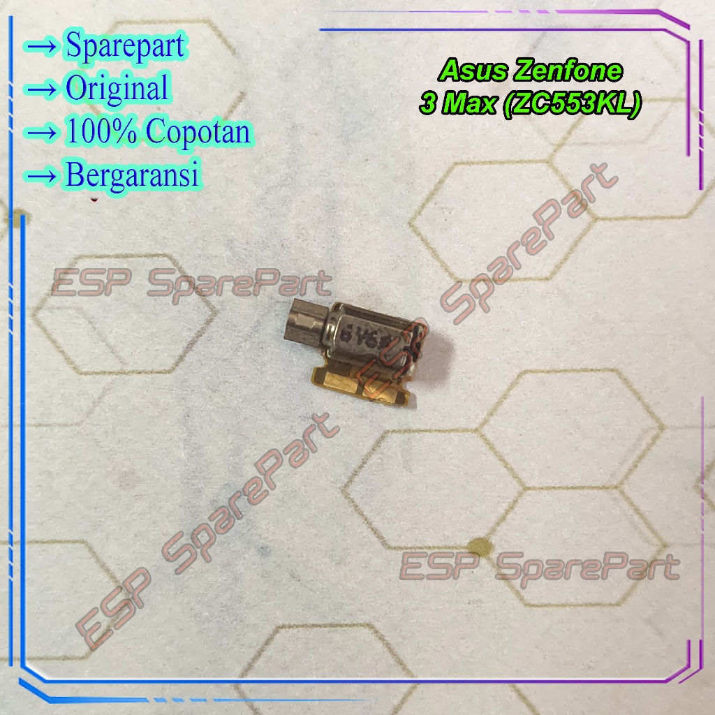 Vibrate Asus Zenfone 3 Max - ZC553KL Getar / Vibra Copotan