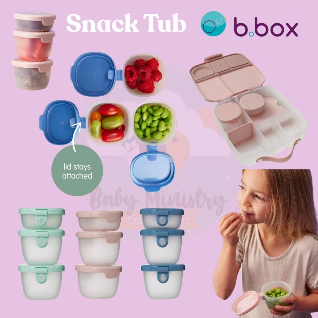 B.BOX SNACK TUBS / KOTAK MAKAN KECIL / WADAH MAKAN LUNCH BOX BBOX / Tempat snack / wadah kecil bekal