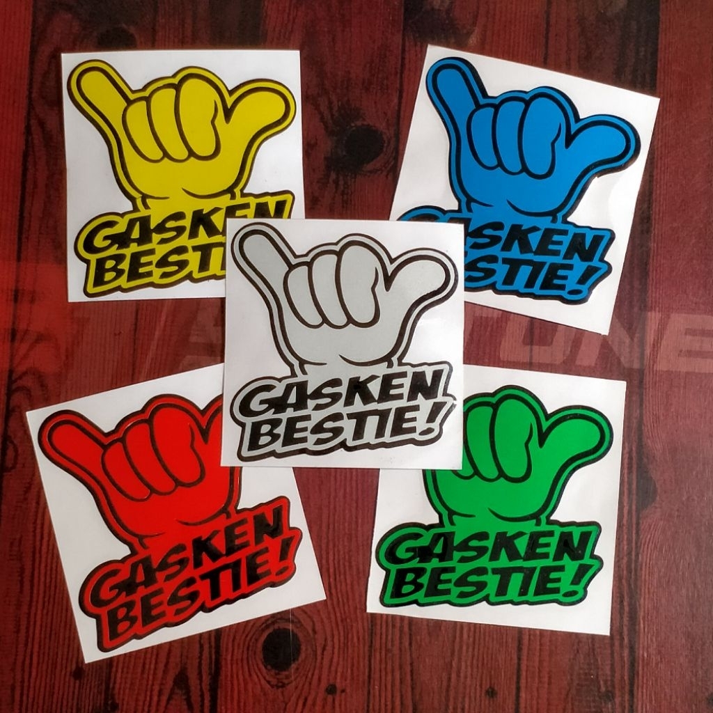 Sticker Cutting Gasken Bestie