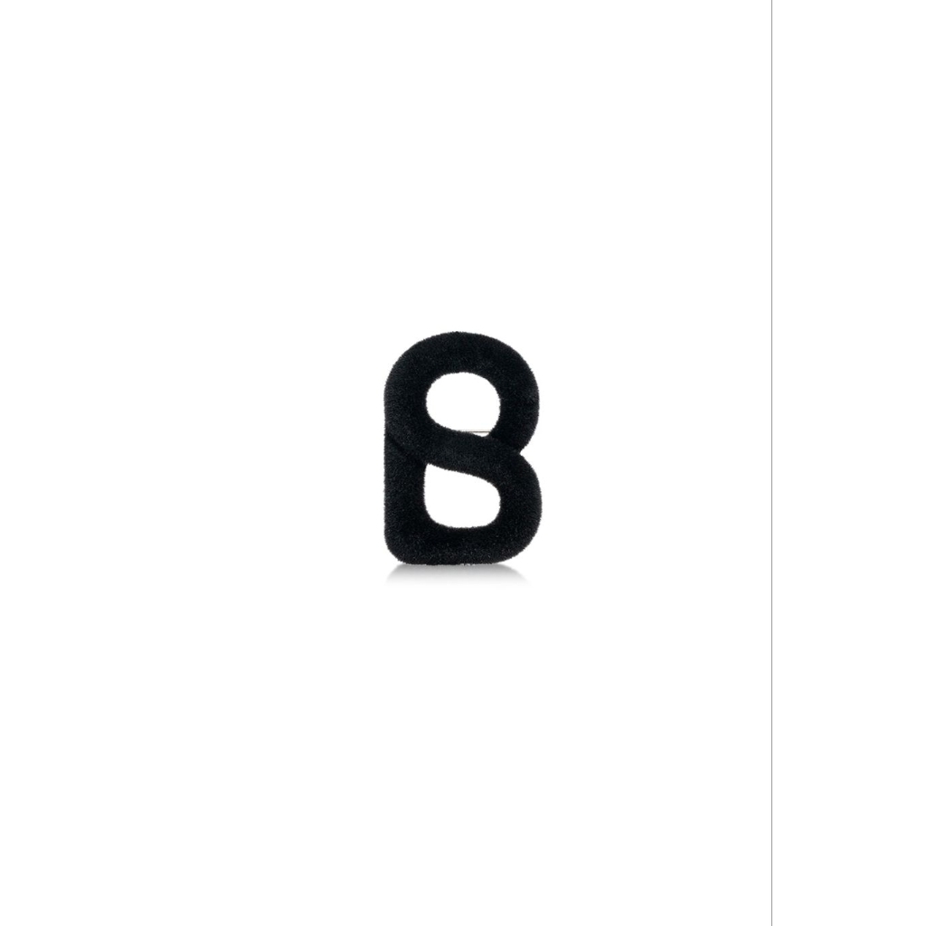 Signature Velvet Brooch Black Buttonscarves Bros Hitam