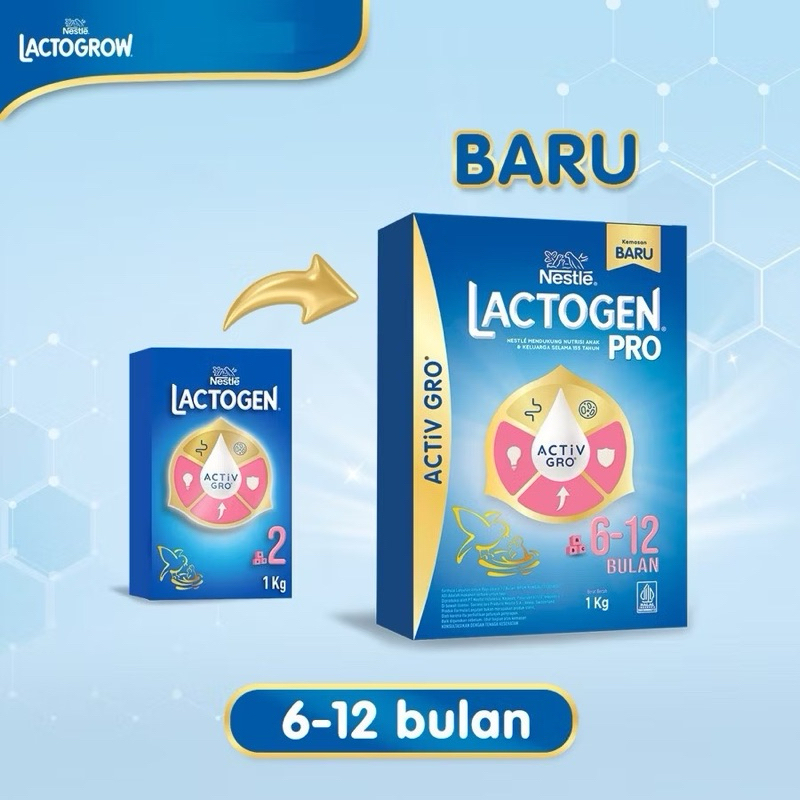 Lactogen Pro 6-12 735gr / Susu Formula / Susu Pertumbuhan Bayi