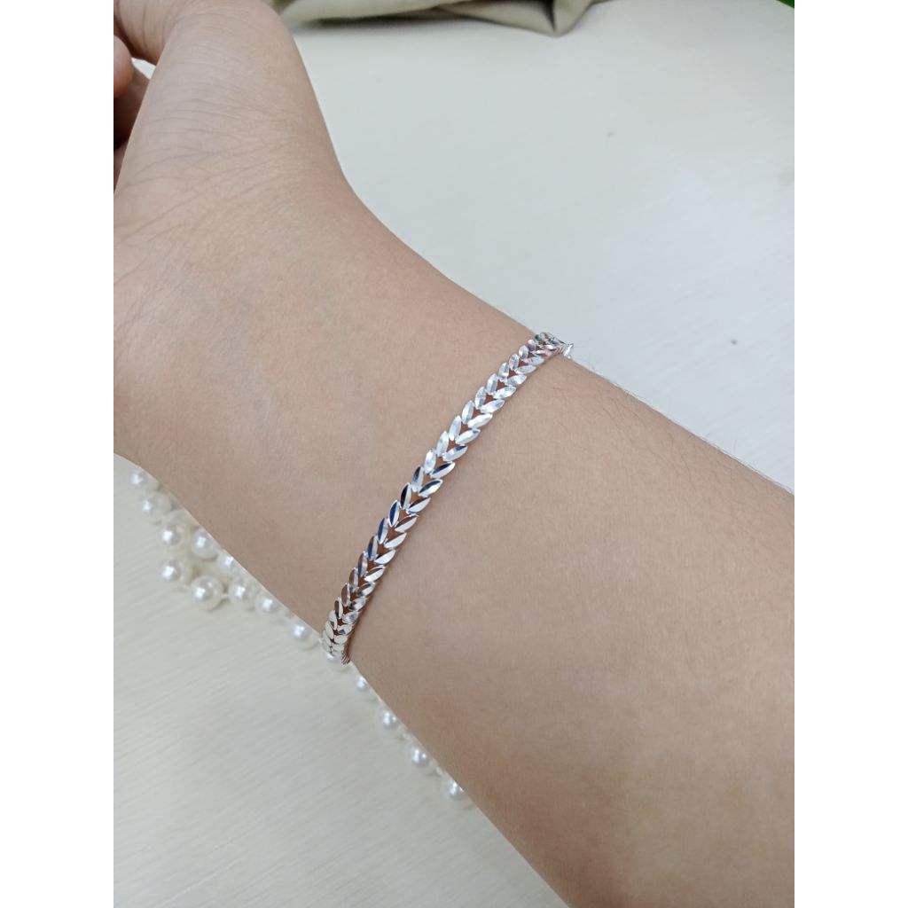 gelang emas tua variasi daun