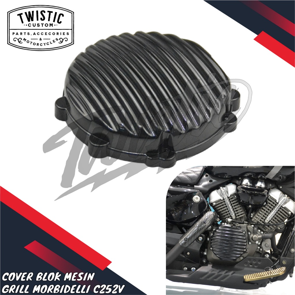 Cover Pelindung Blok Mesin Engine Grill Motor Morbidelli C252V C252 V C 252 V