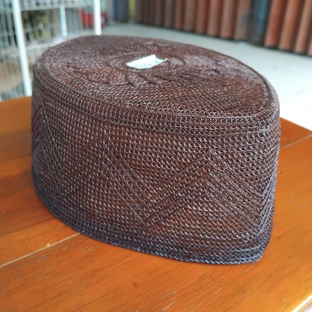 peci akar jangang no 6 motif zigzag (stok terbatas)