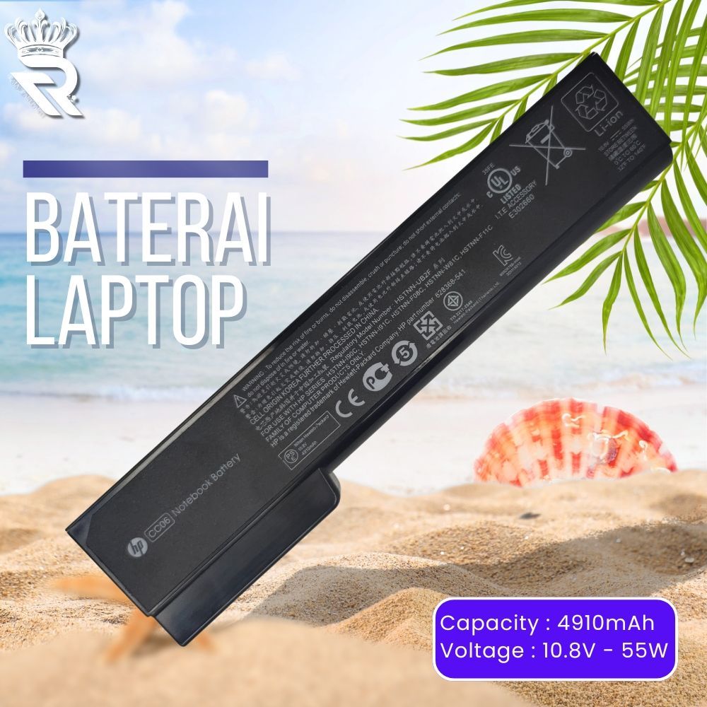 Baterai For Laptop HP Elitebook 8460p 8460w 8470p 8470w 8560p 8570p CC06 - Garansi