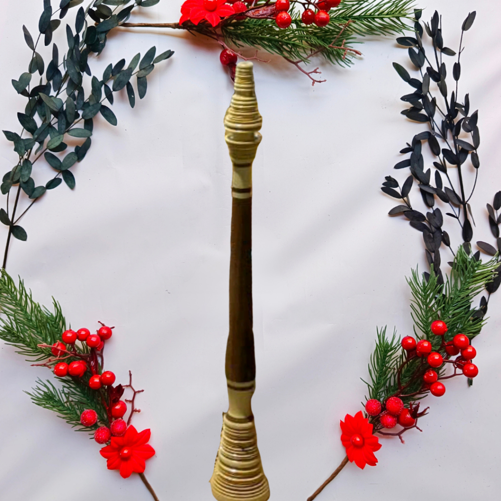 Watangan Rebab Plontang Dual Wood - Tangkai Leher Rebab Kayu Premium Gamelan