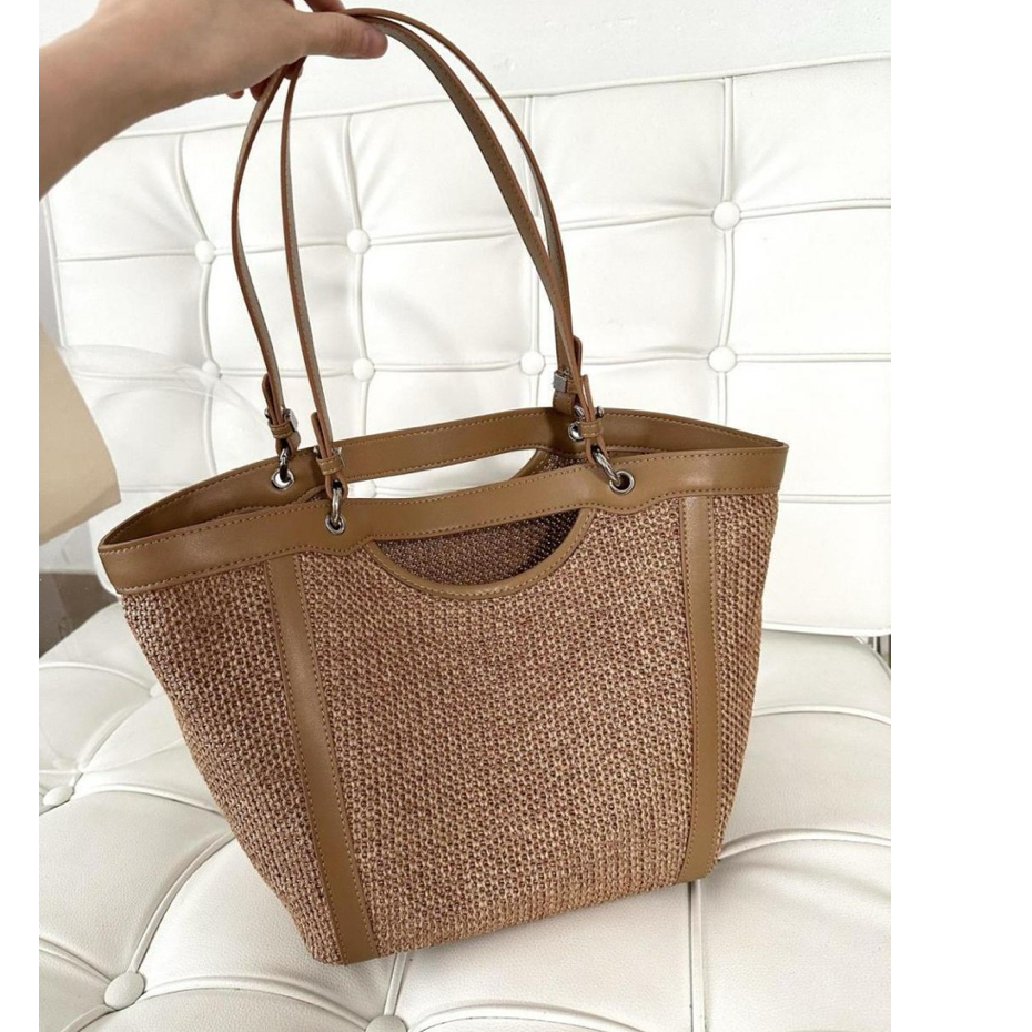 NK 1112 Tas Bahu Wanita Tas Jinjing Cewek Anyaman