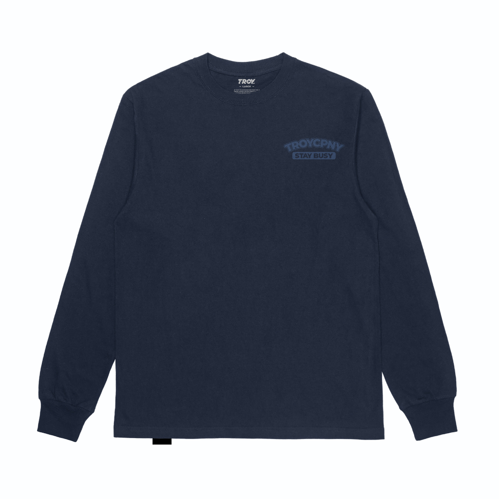 Troy Company Longsleeve Tshirt Navy Already Taken - Kaos Lengan Panjang Biru Navy LSD 3347