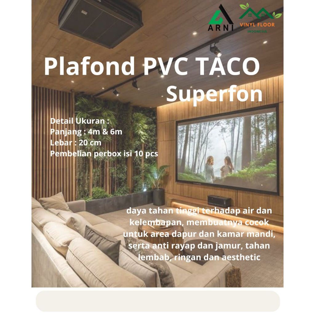 Plafond PVC Taco Superfon