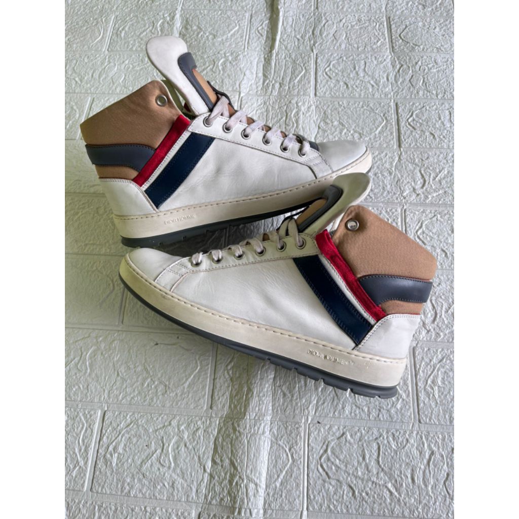 sepatu dior homme high size 39/27cm fit 41 AUTHENTIC mulus