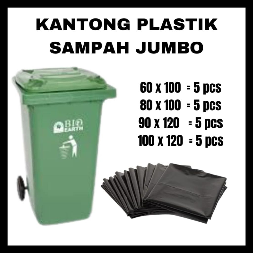 Trash Bag Jumbo Kantong Plastik Sampah Besar
