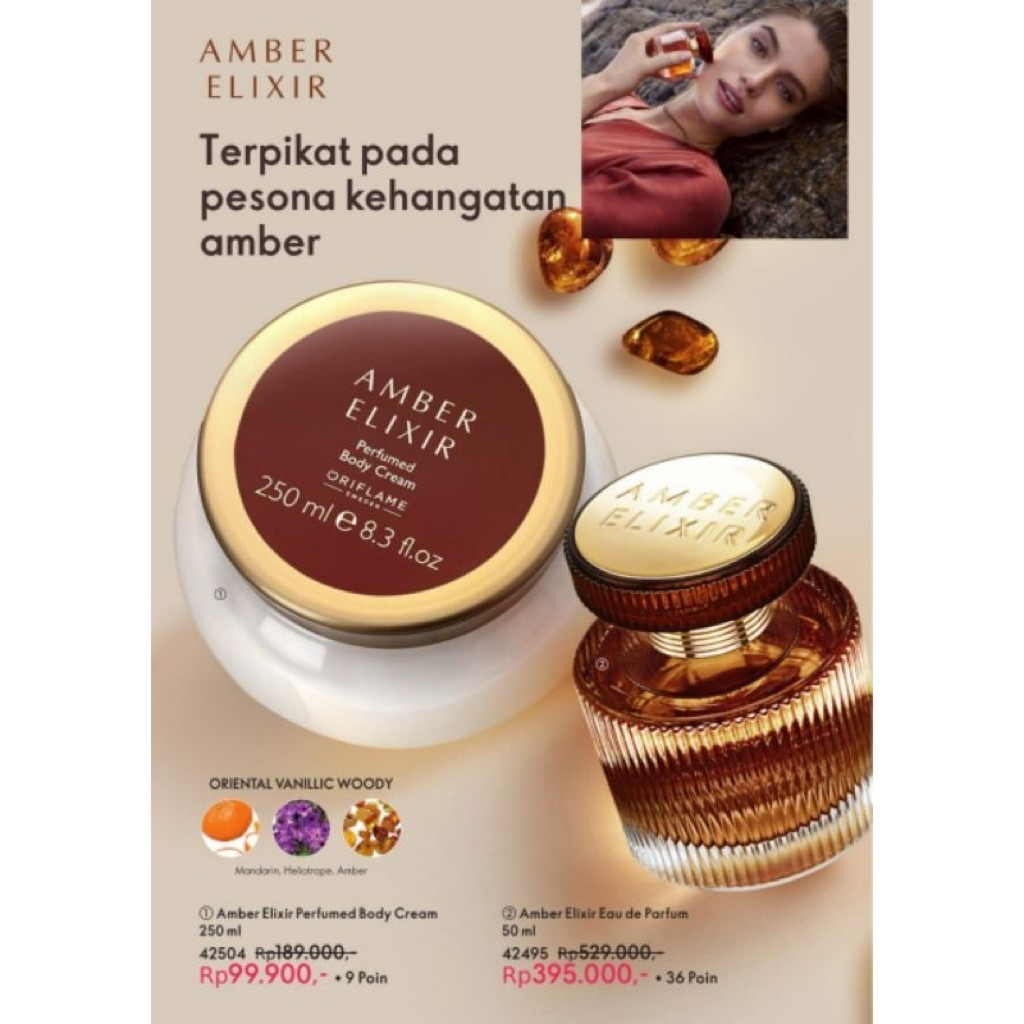 skinair.id Parfume Amber Elixir & Body Cream