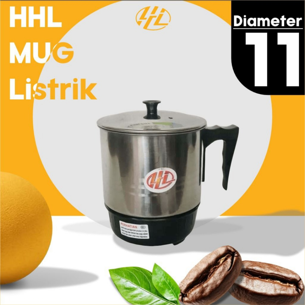 Mug Listrik / Mug Elektrik /Teko Listrik Stainless Steel HHL