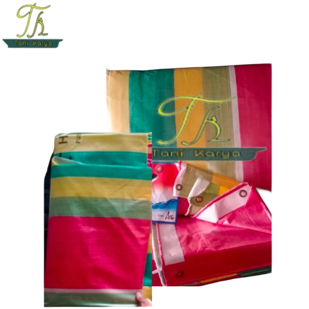 TERPAL A16 6 METER X 8 METER / TERPAL PELANGI SALUR KOREA / TERPAL A16 6X8 METER / TERPAL TENDA