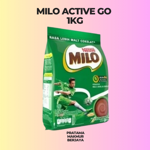 MILO ACTIV GO PCH 1KG ORIGINAL / SUSU COKLAT MILO KEMASAN 1 KG