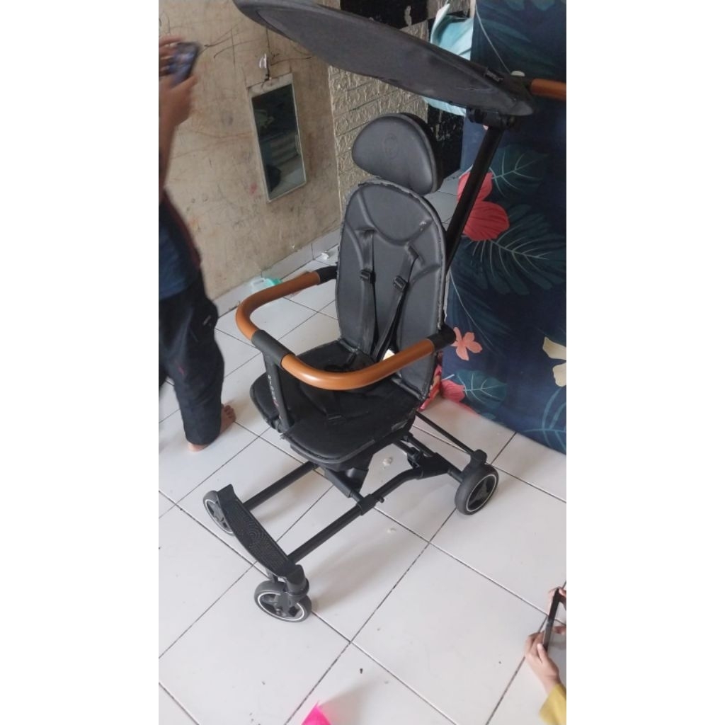 preloved stroller babyelle rider dx