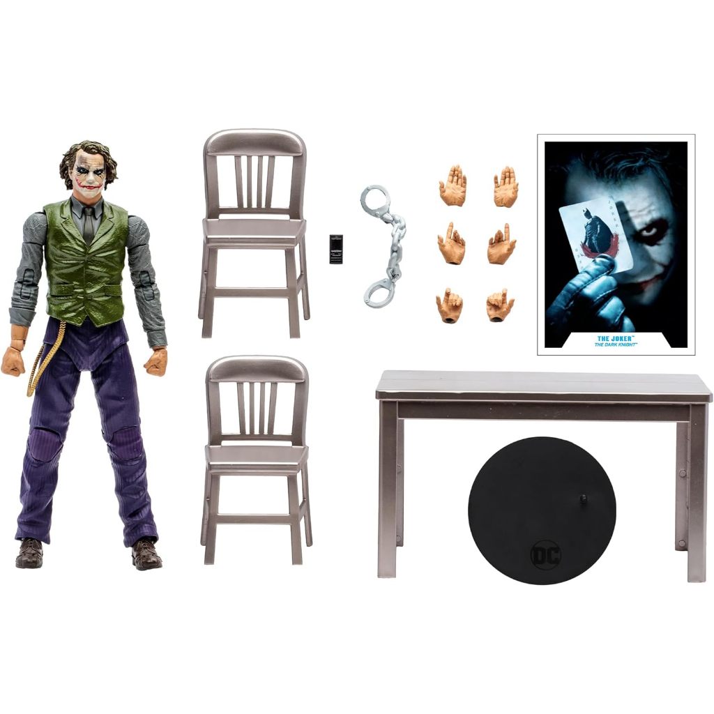 Mcfarlane Dc The Joker In The Cell Action Figure (The Dark Knight) Multicolor Tm15399