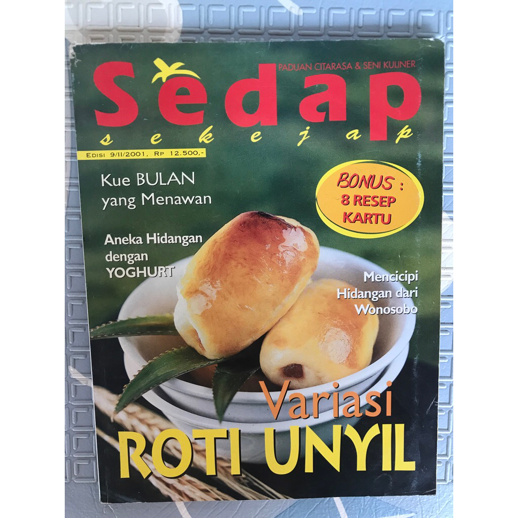 majalah sedap variasi roti unyil