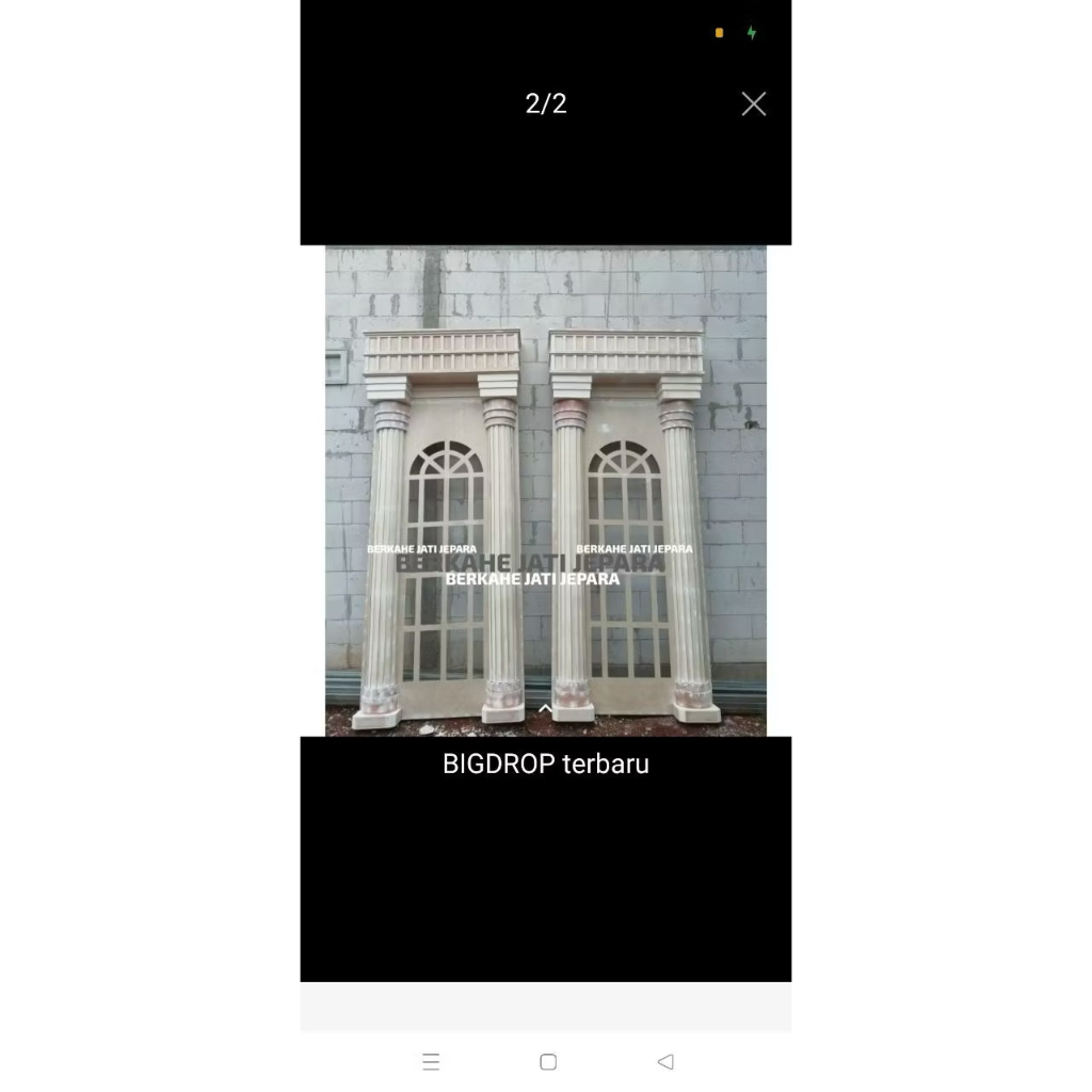 backdrop pilar jendela