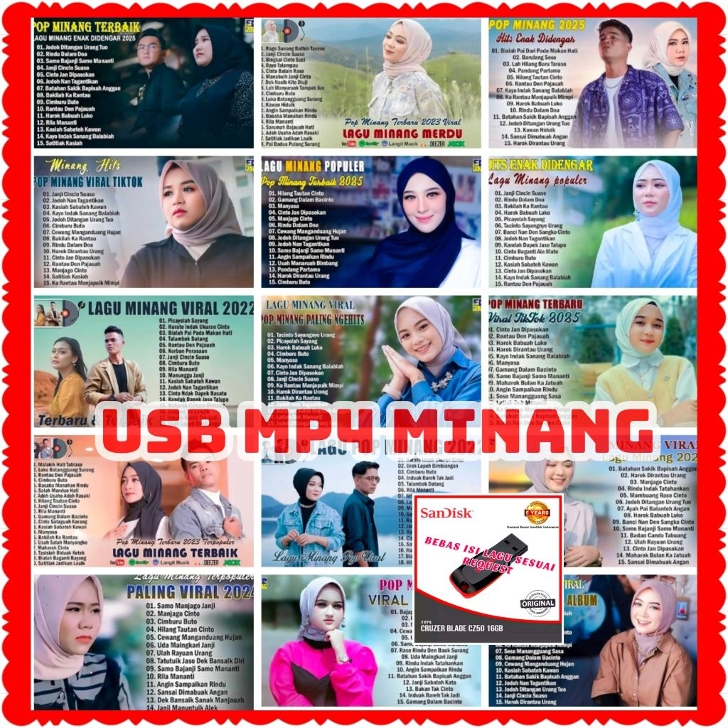 MP4 MP3-USB ISI LAGU UNTUK MOBIL LAGU MINANG-USB ISI LAGU MP3 MINANG-USB ISI LAGU MP4 MINANG-USB ISI