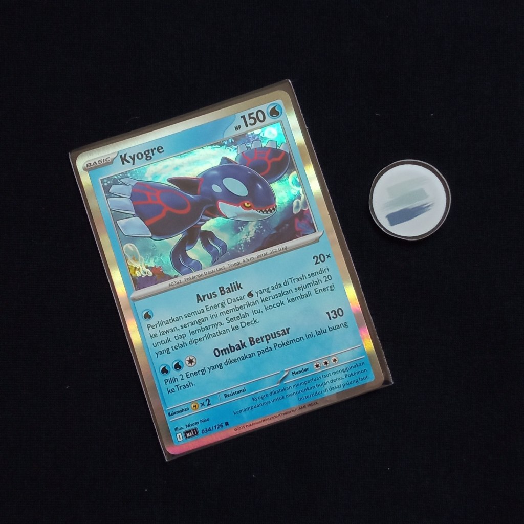 Kyogre R ma1 Evolusi Mega Pokemon TCG Indonesia