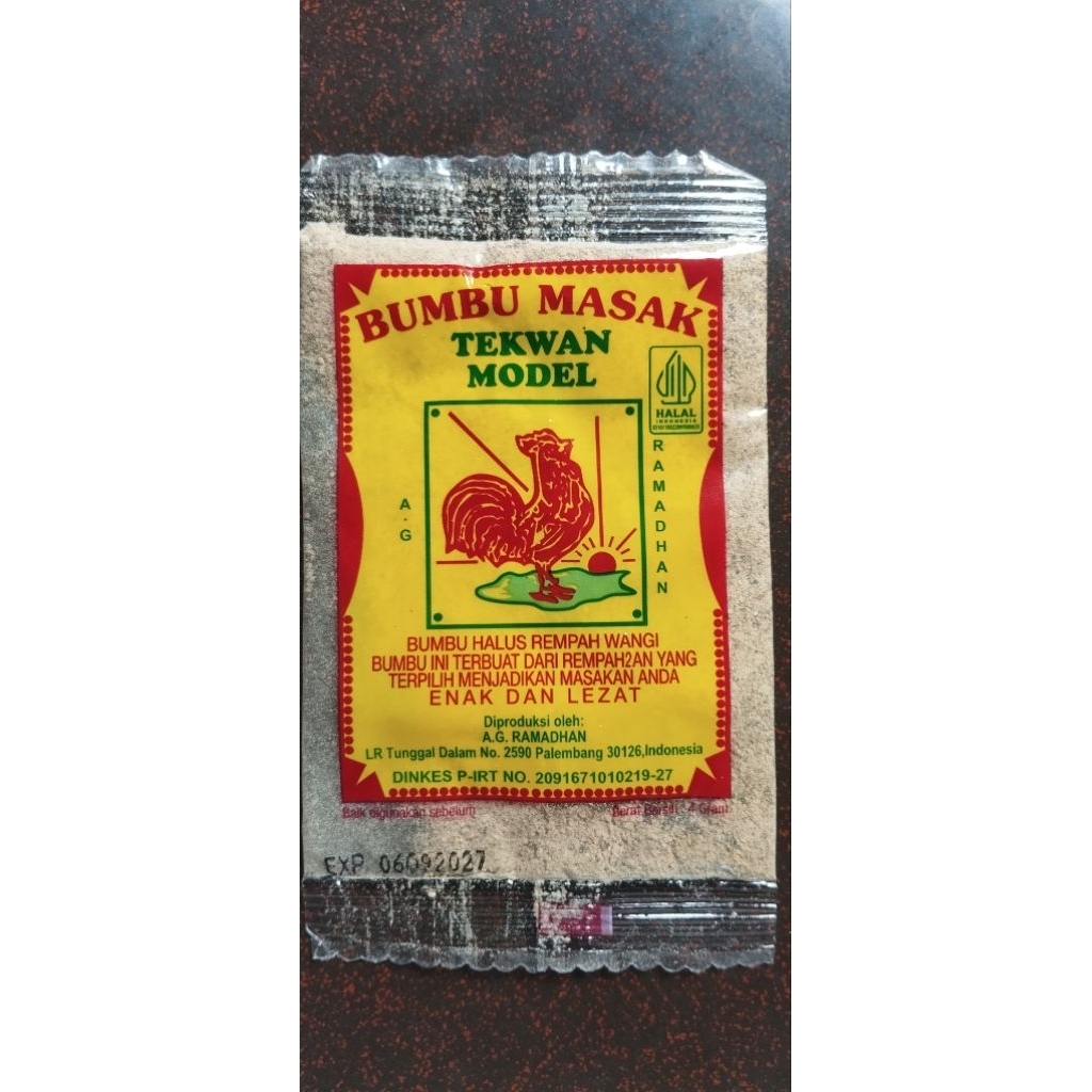 bumbu kering tekwan model cap ayam jago