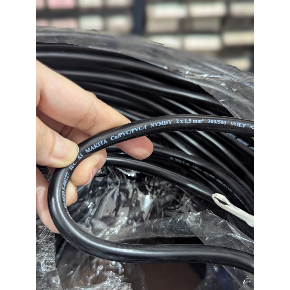 KABEL LISTRIK MAKITA NYYHY 2X1,5 ECERAN/METERAN