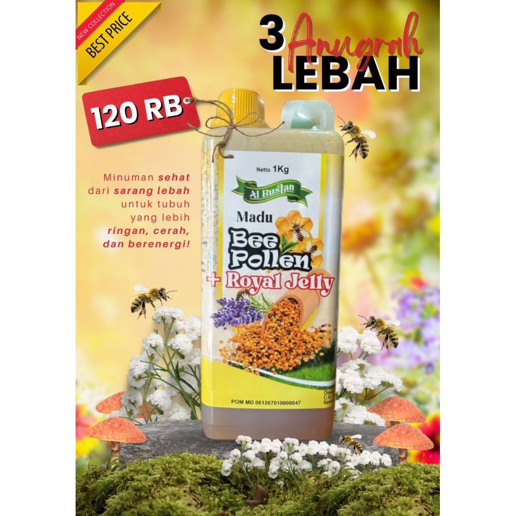 Madu Bee Pollen Royal Jelly