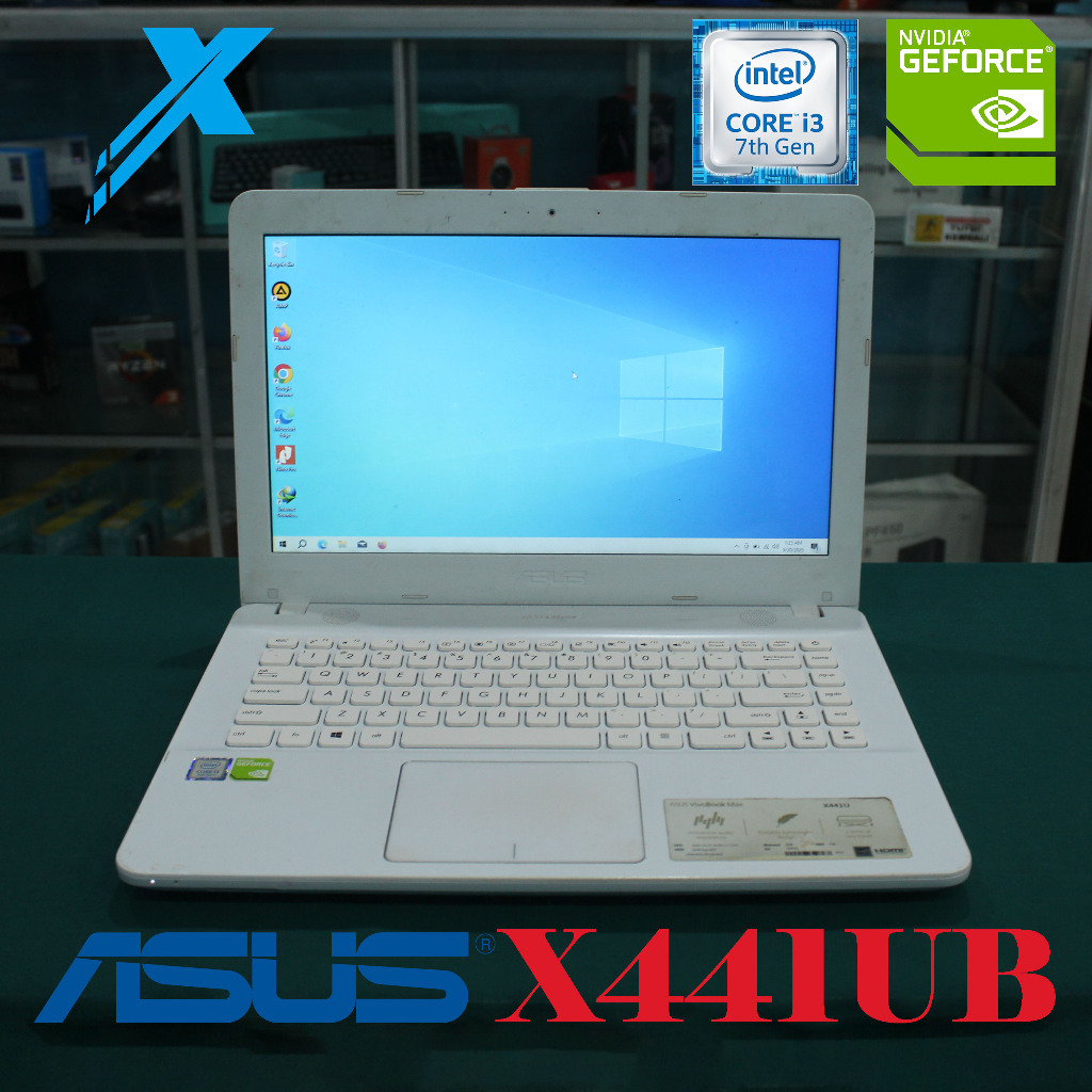 Asus X441UB RAM 8GB DDR4 SSD 256GB Intel Core i3 Gen 7 NVidia MX110 Laptop Second Murah