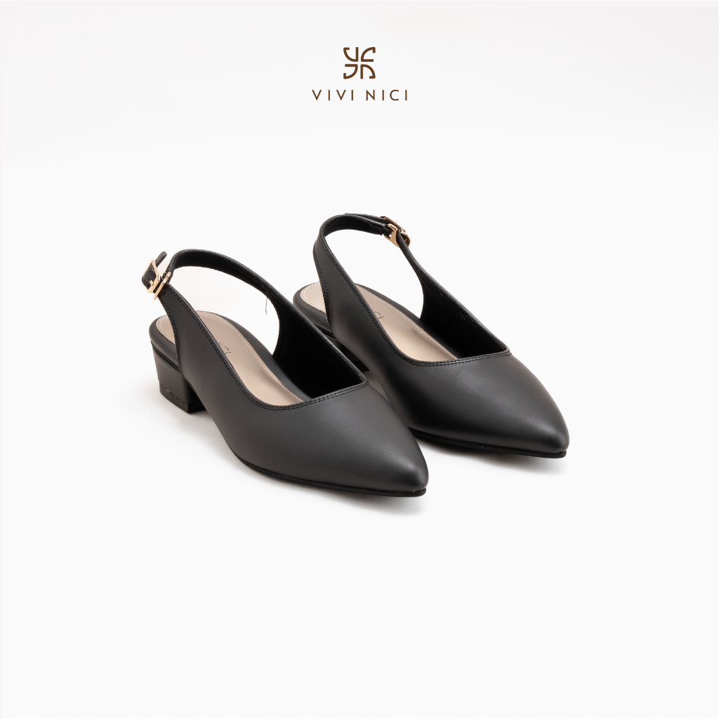 VIVI NICI - Celyne Sepatu Sandal Mules Wanita Hak 3 Cm
