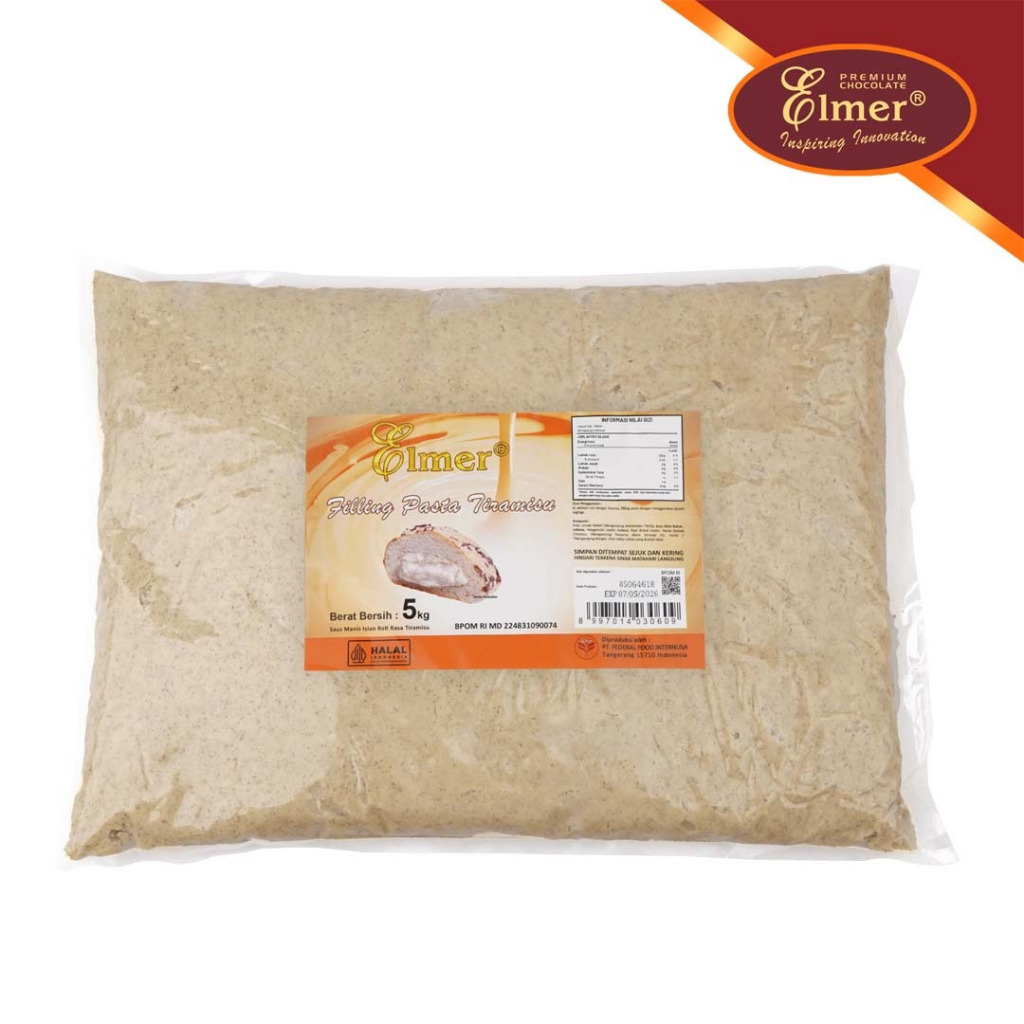 ELMER FILLING PASTA TIRAMISU 5 KG BAG