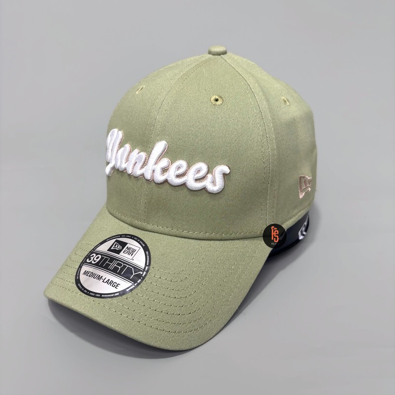 TOPI NEW ERA ORIGINAL 3930 NEYYAN BUBBLE SCRIPT GREEN WHITE