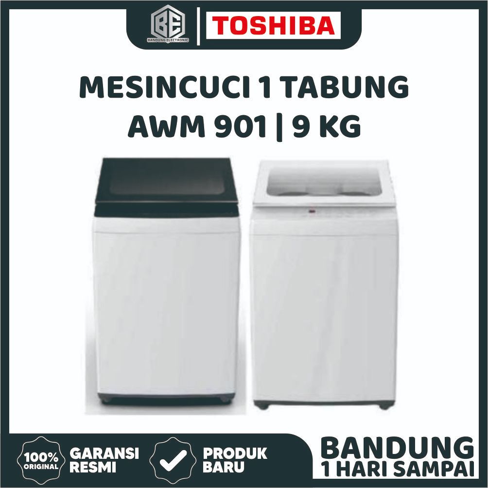 MESIN CUCI 1 TABUNG TOSHIBA AW-M901BN 9KG