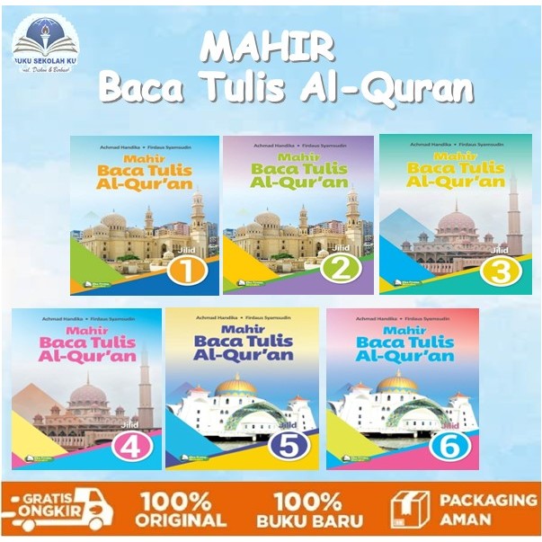 Mahir Baca Tulis Al Qur'an (BTQ) Untuk SD/MI Kelas 1,2,3,4,5,6 - Penerbit Eka Prima Mandiri