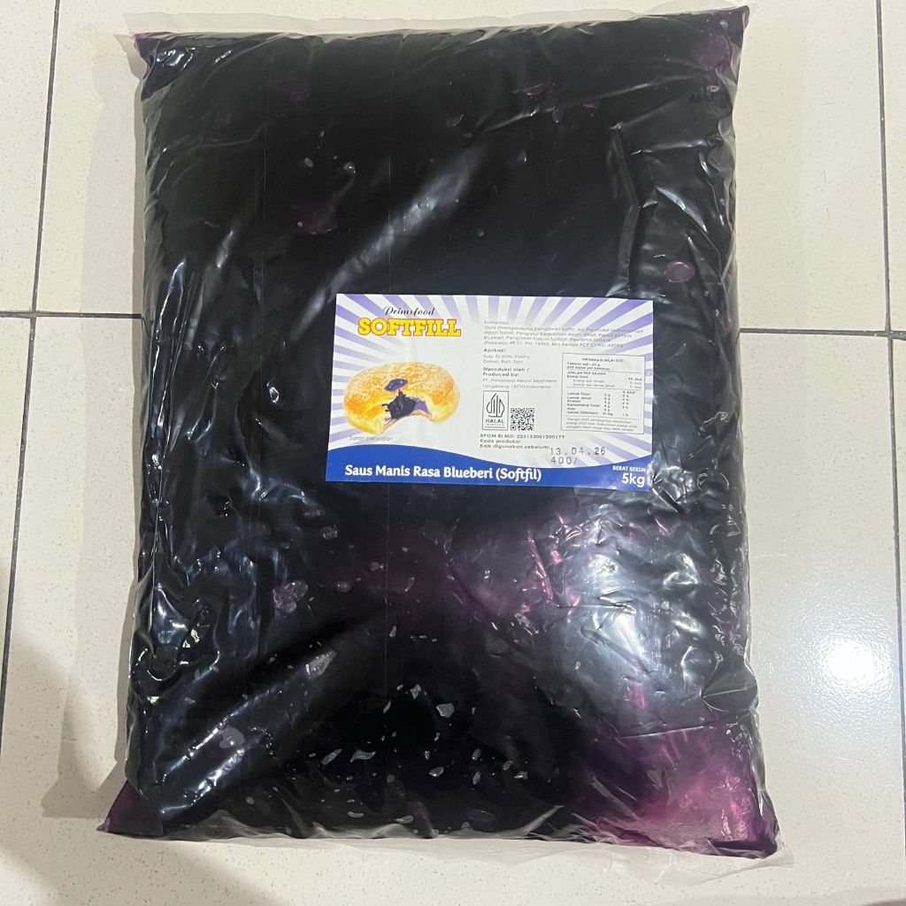 Primsfood Selai Strawberry / Blueberry 5 kg