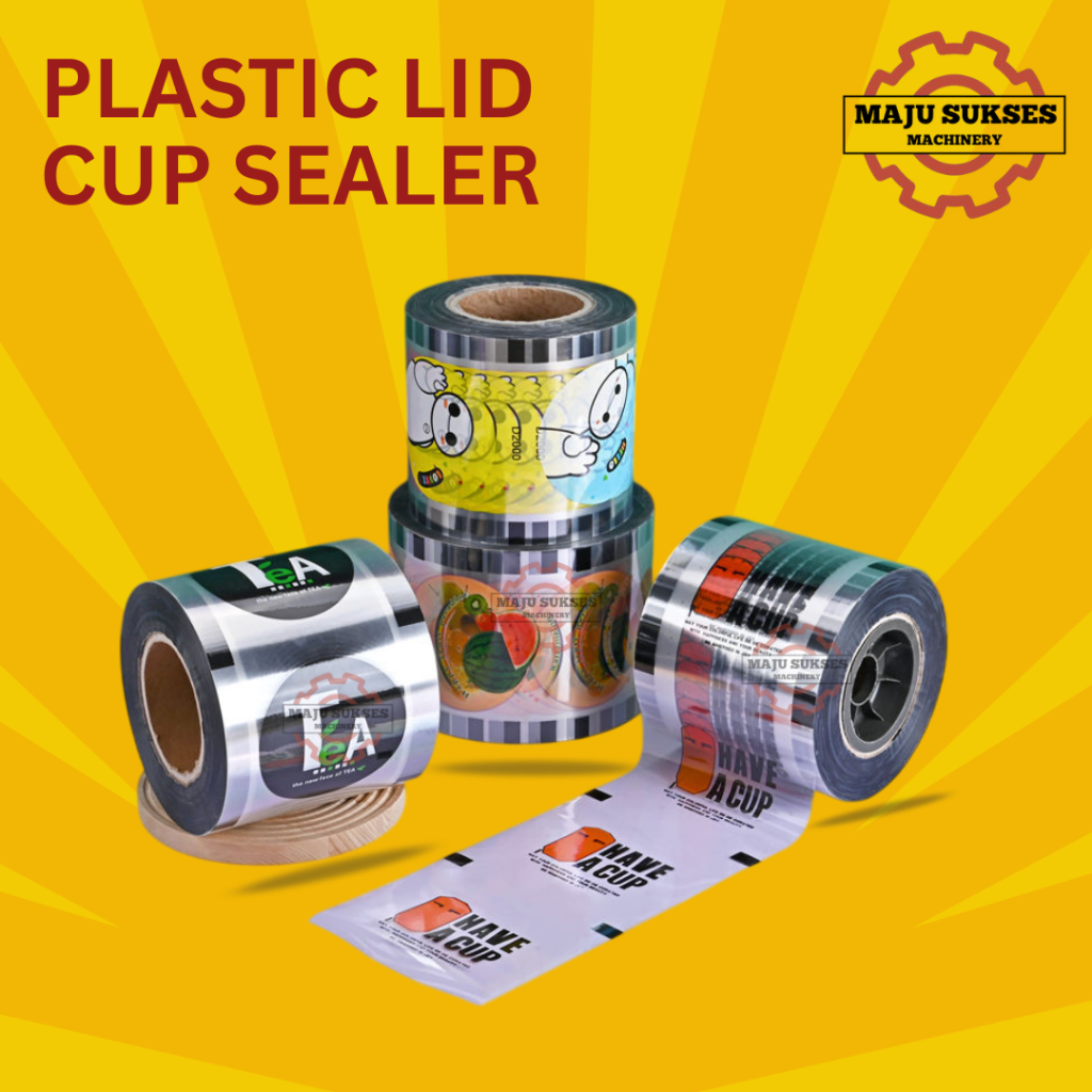 Plastik Lid Mesin Cup Sealer Eton