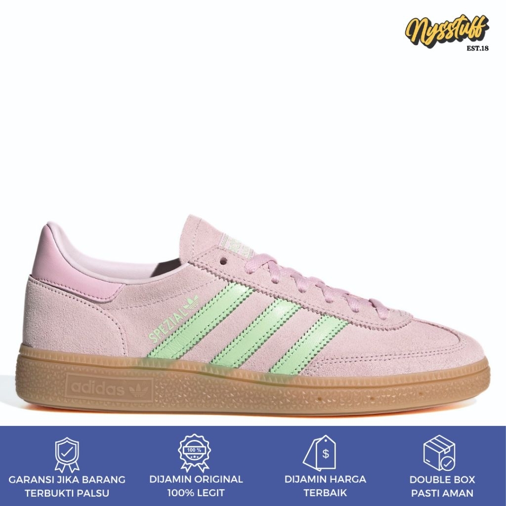 Adidas Handball Spezial Almost Pink Green ORIGINAL