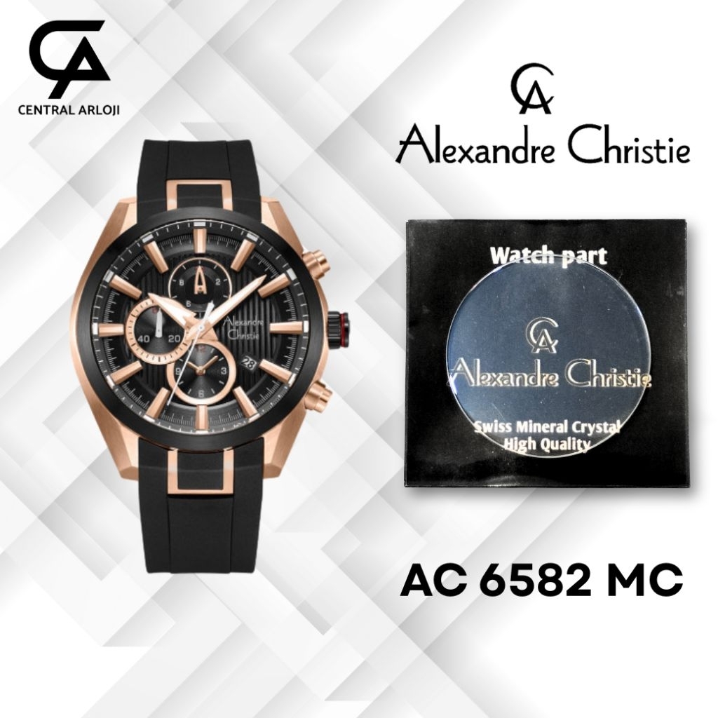 Kaca Jam Tangan Alexandre Christie 6582 MC