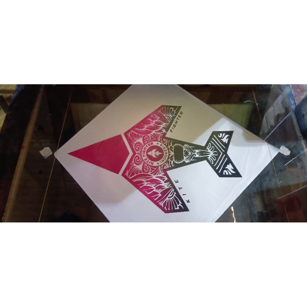 (100) Kertas layangan sukhoi