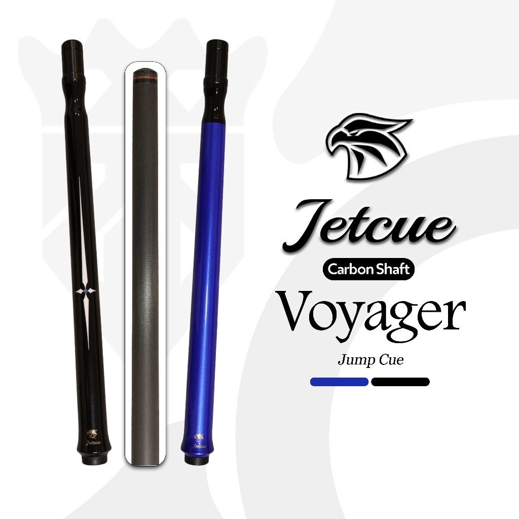 Jetcue Voyager Series Stick Jump Cue Black High Technology Carbon Fiber - Stik Jump Billiard
