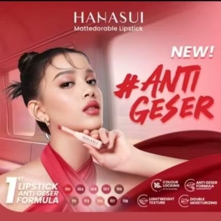 Hanasui Mattedorable lipstik