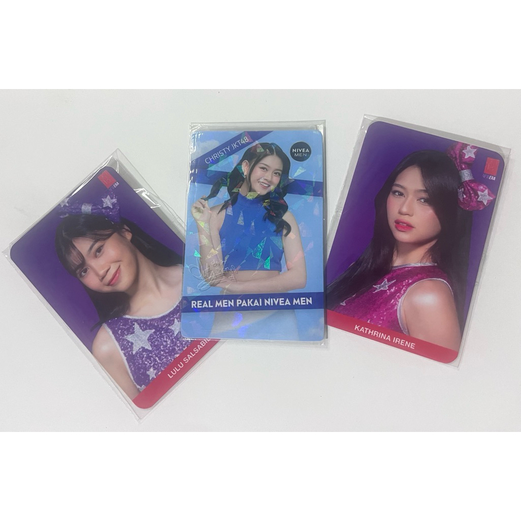 Photocard Kathrine Lulu Christy JKT48