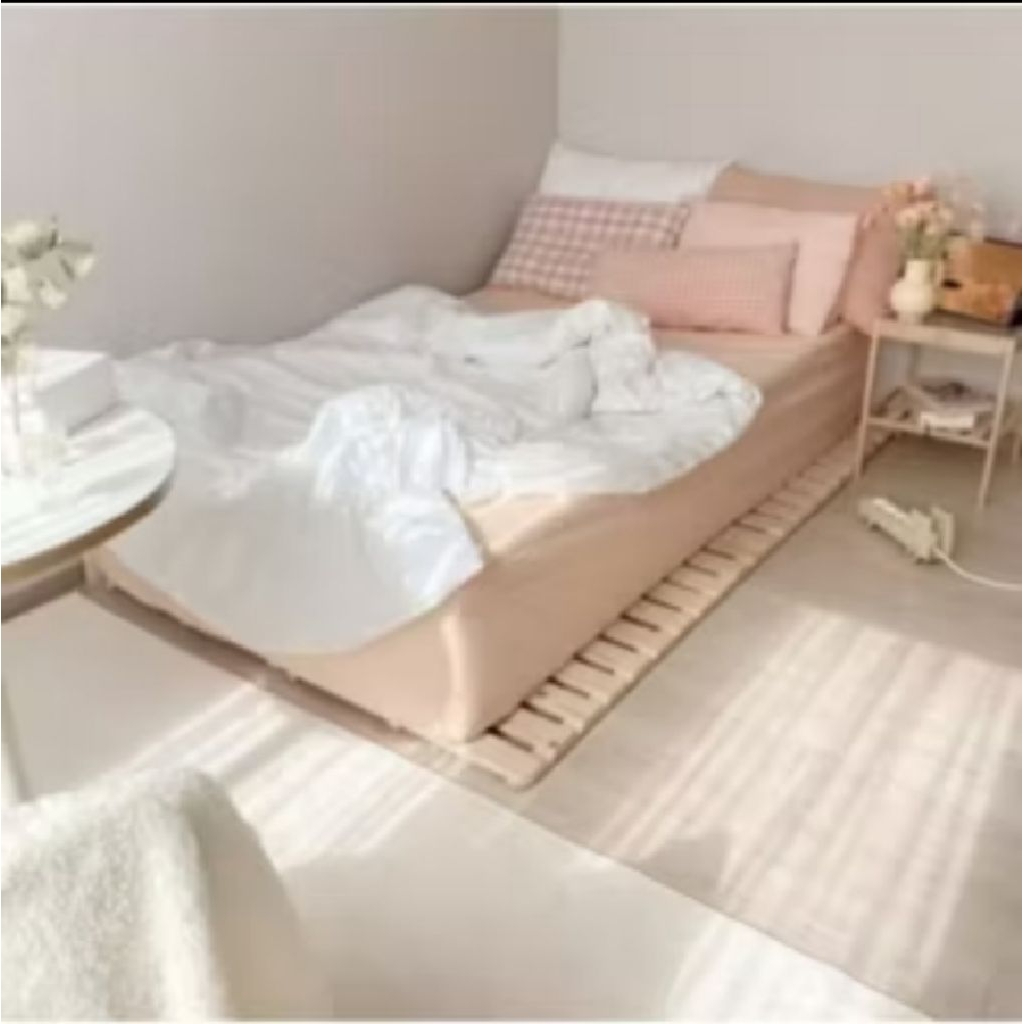 DIPAN PALET ALA KOREA/DIPAN LESEHAN/DIPAN KAYU ESTETIK