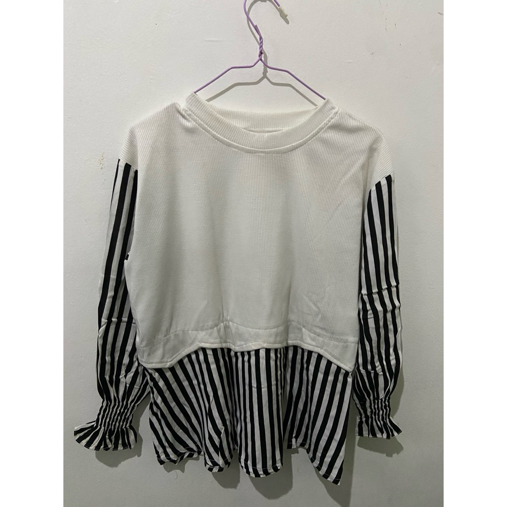 baju wanita lengan panjang karet