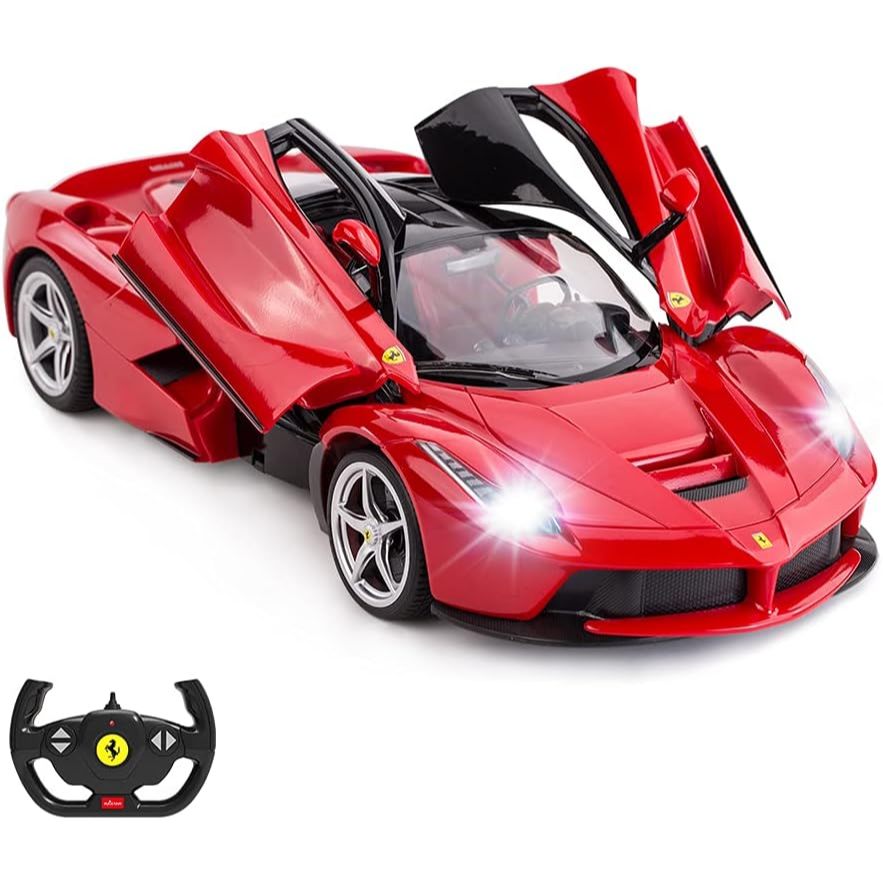 RASTAR RC Car | 1/14 Scale Ferrari LaFerrari Radio Remote Control R/C Toy Car Model Vehicle