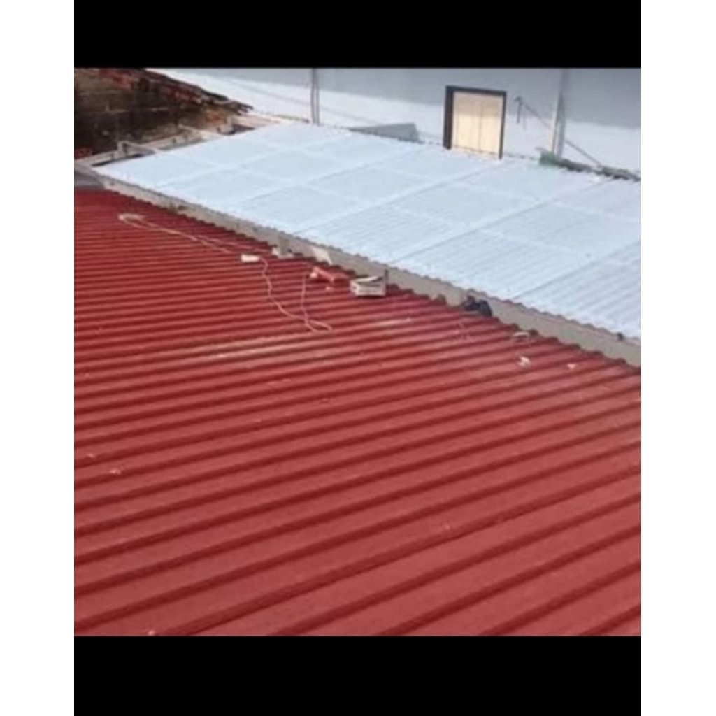 Pemasangan atap baja ringan dan spandek pasir