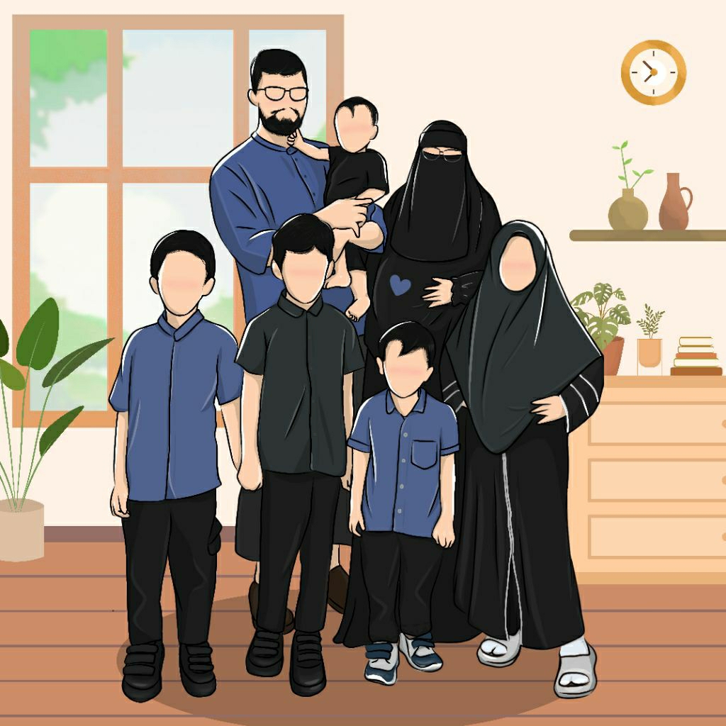 Jasa Design Gambar Ilustrasi Wajah Faceless (Soft File only)