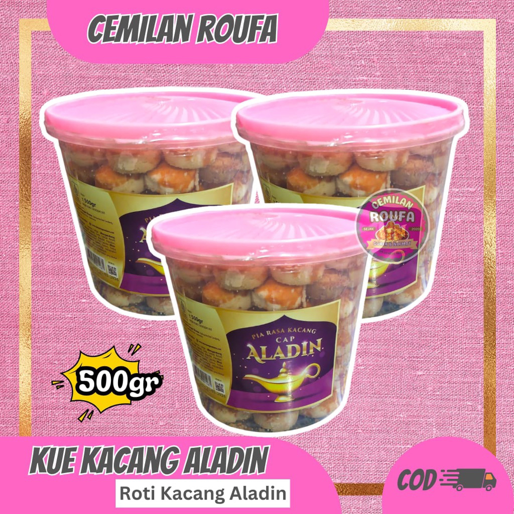 Kue Kacang 500gram / Roti Kacang 1 Toples