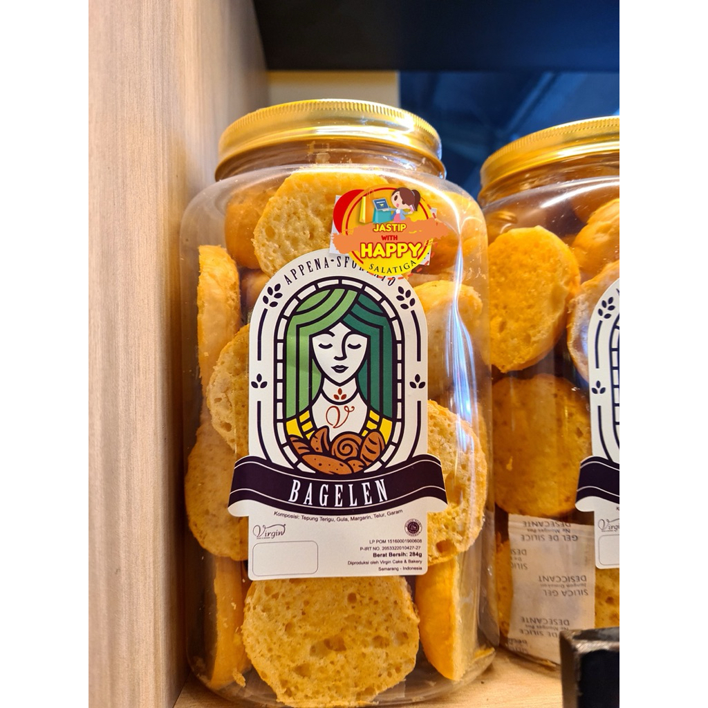 Bagelan Virgin Bakery | Bagelan Vanila / Keju Virgin Bakery Semarang | Jastip With Happy Salatiga Se